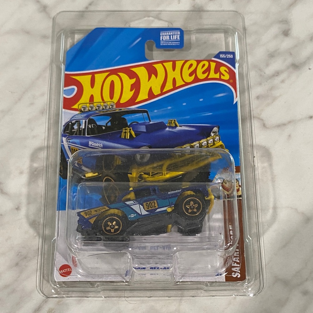 Hot Wheels Blue Safari Rally Toy Car